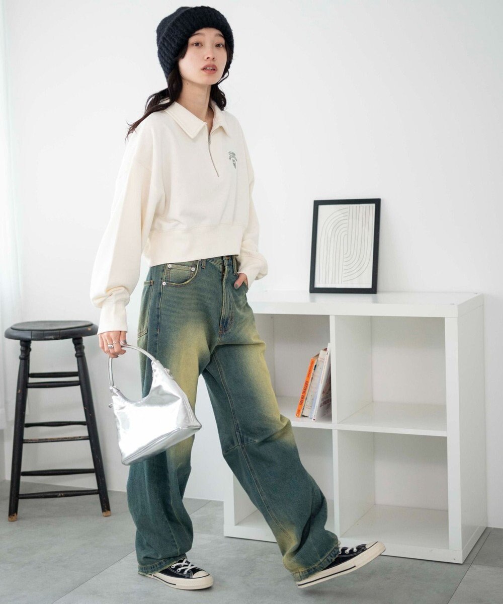 WEGO 襟付きスウェット 