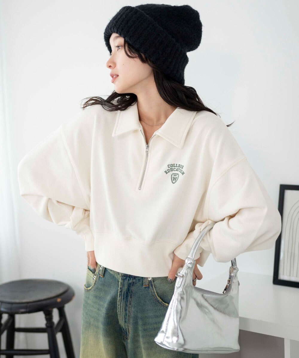 WEGO 襟付きスウェット 