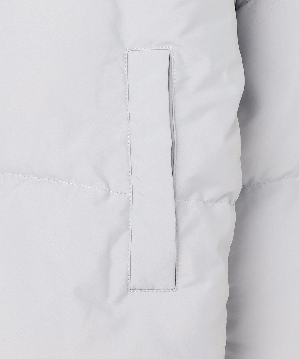 Feroux ファーカラー付き・ダウン見え中綿 ジャケット 