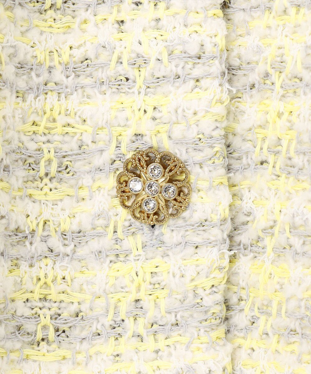 自由区 【Precious 5月号掲載】【カトリエムブーケ】Couleur tweed ツイードジレ 