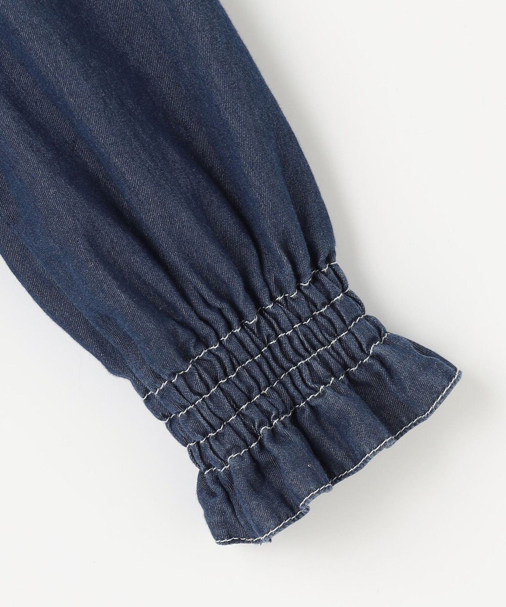 組曲 KIDS 【150-160cm】ラウンドカラー デニムジャケット 