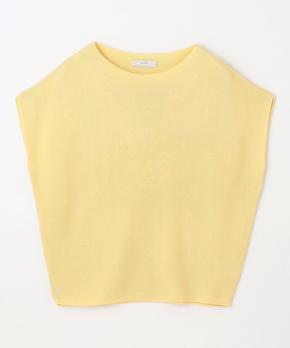 ANY 【新色追加/14色展開】アクリルガーターフレンチスリーブニット 