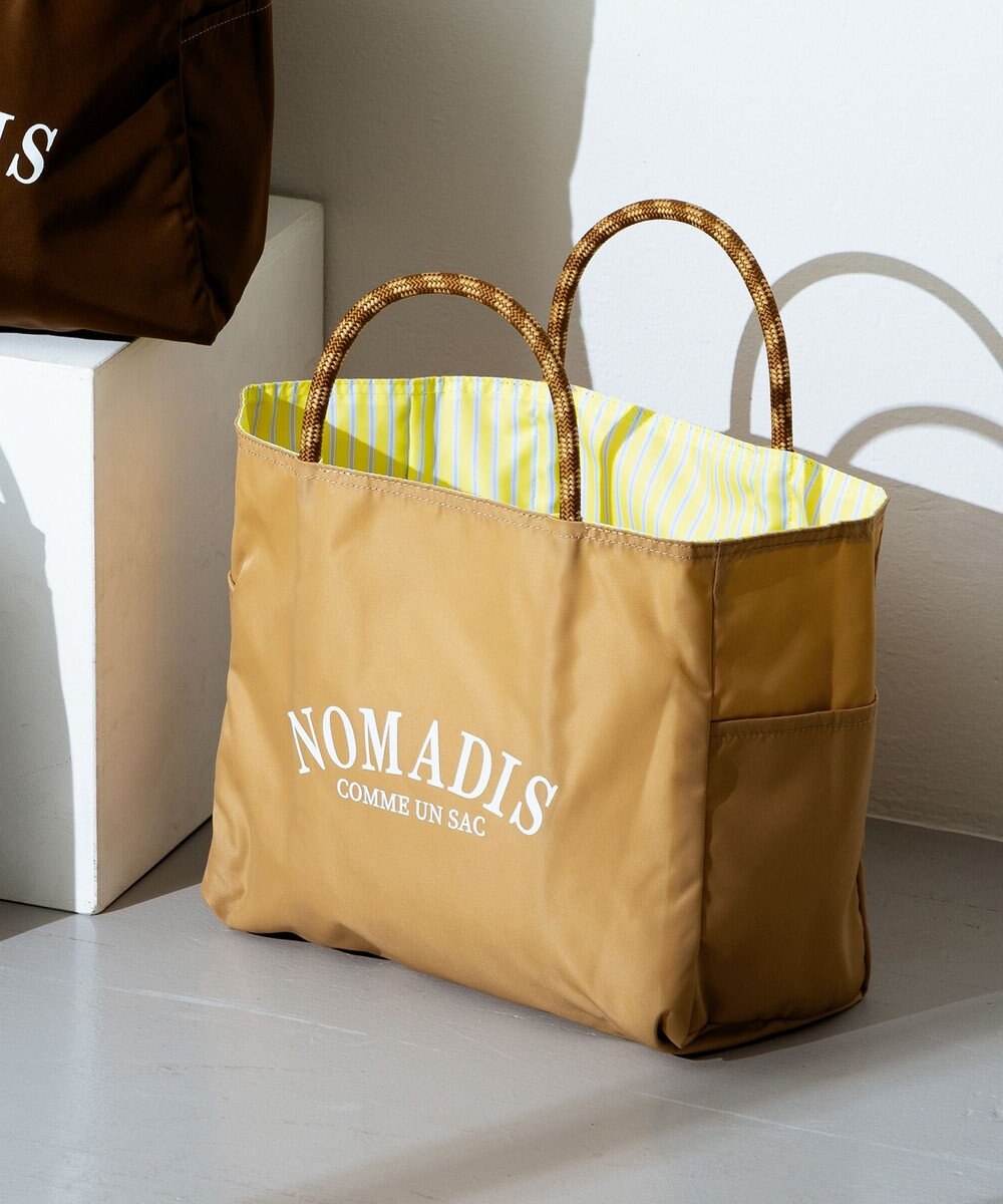 23区 【23区別注/WEB&一部店舗限定】NOMADIS SAC ストライプ ロゴ トートバッグ 