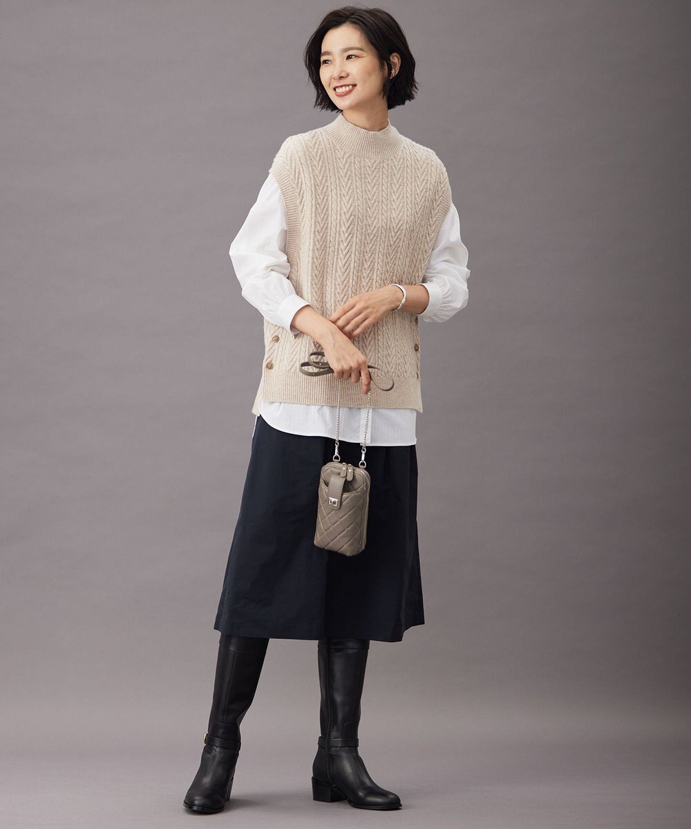 J.PRESS LADIES キルティング スマホポシェット 