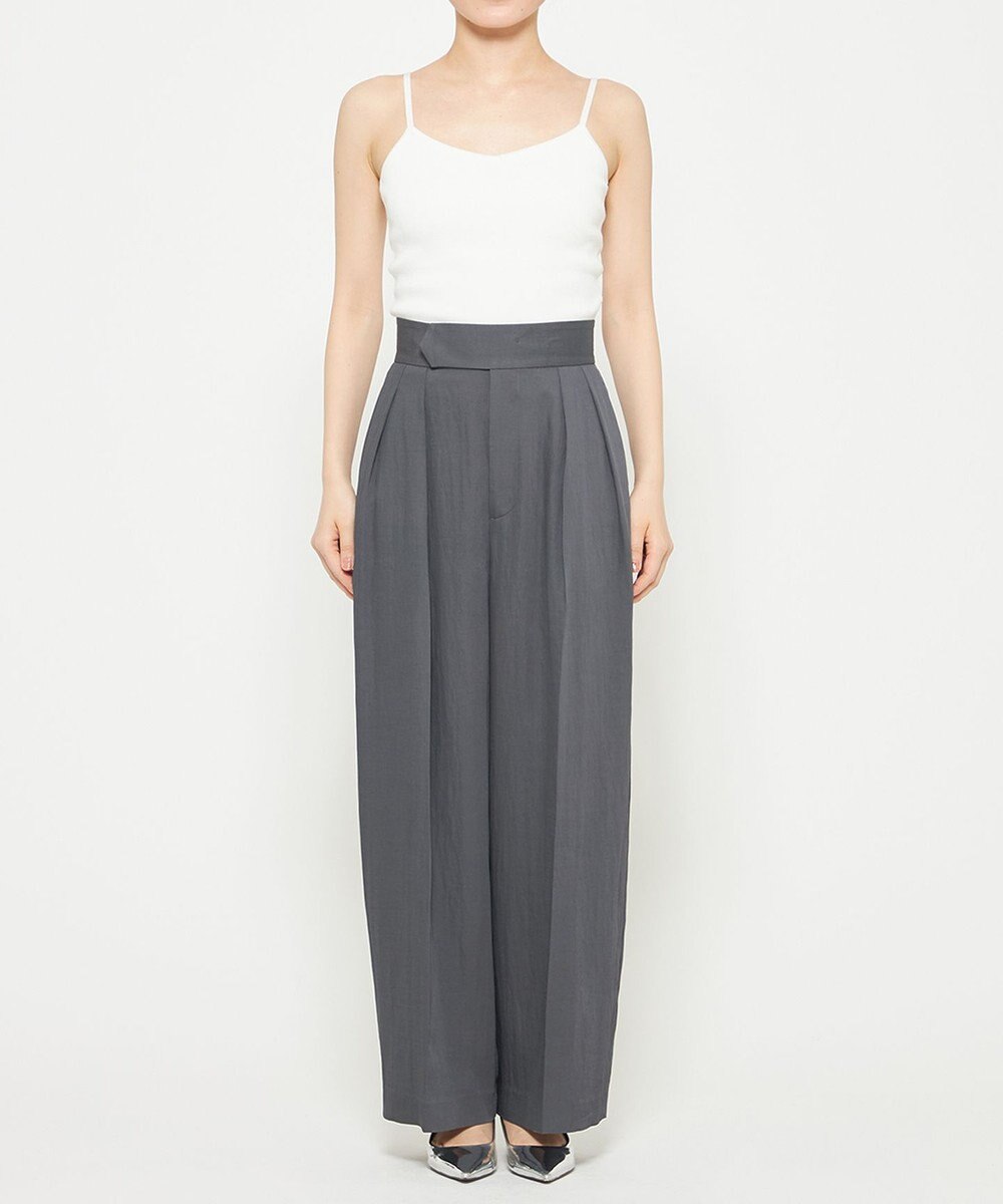 uncrave ドレープツイル ワイドパンツ 