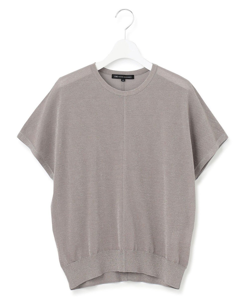 23区 S 【洗える】クリスピーシアールレックス フレンチスリーブ プルオーバー 