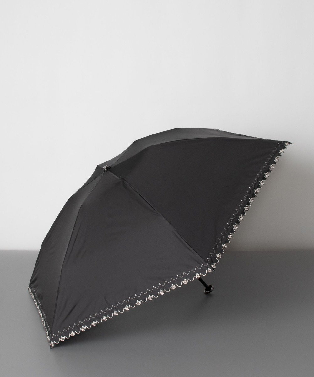 Blao（ブラオ）ボーラー刺?柄 晴雨兼用傘（折り畳みミニ傘）日傘 
