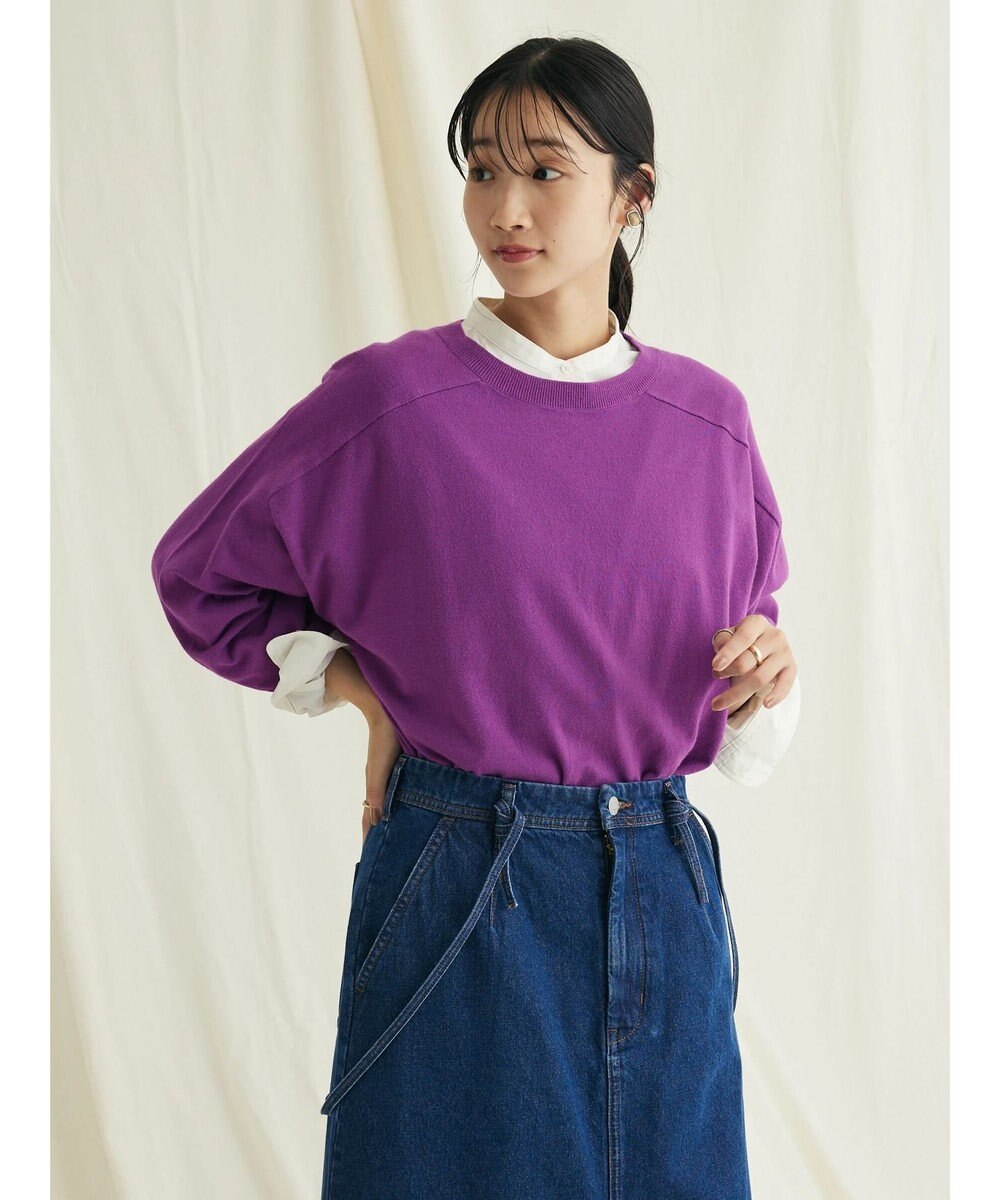 CRAFT STANDARD BOUTIQUE とてもちクルーネックニットプルオーバー 