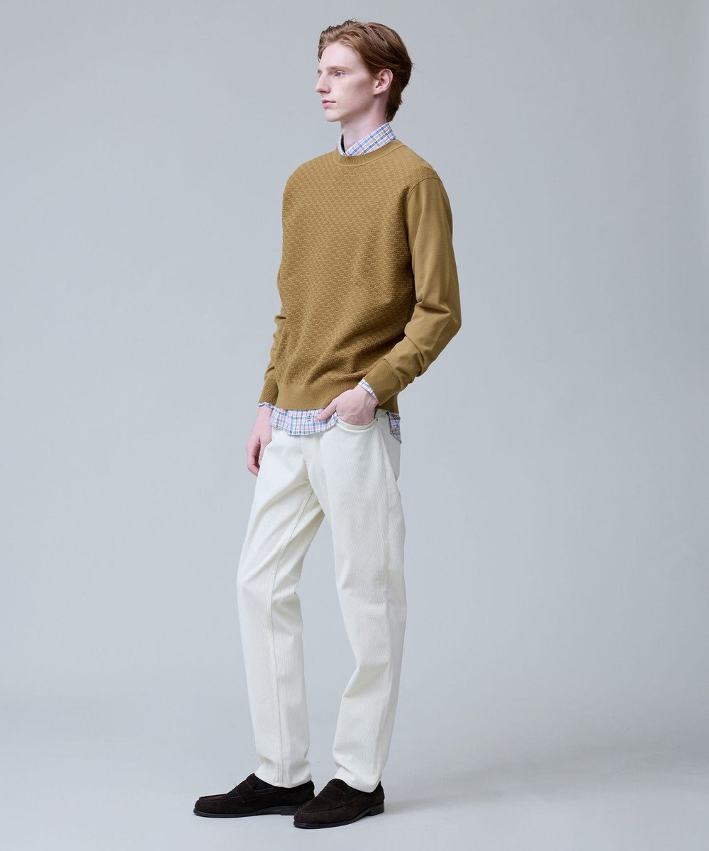 J.PRESS MEN 【ストレッチ】トリコットコーデュロイ5ポケット パンツ 