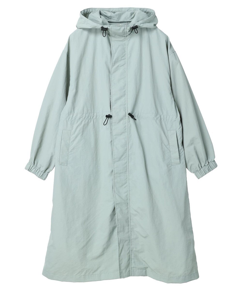 Green Parks フーデットロングコート 