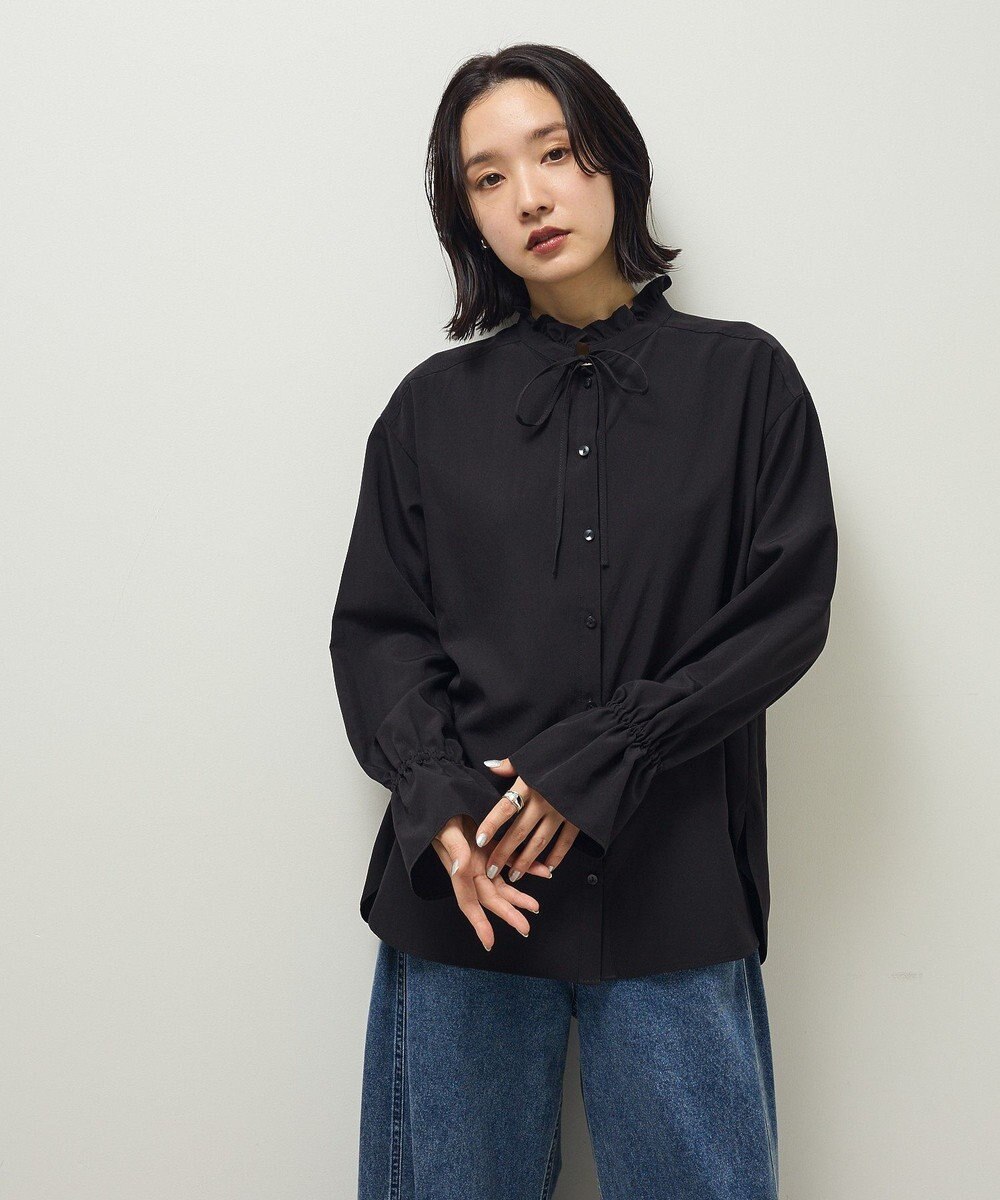 Green Parks フリルカラーインナーシャツ 