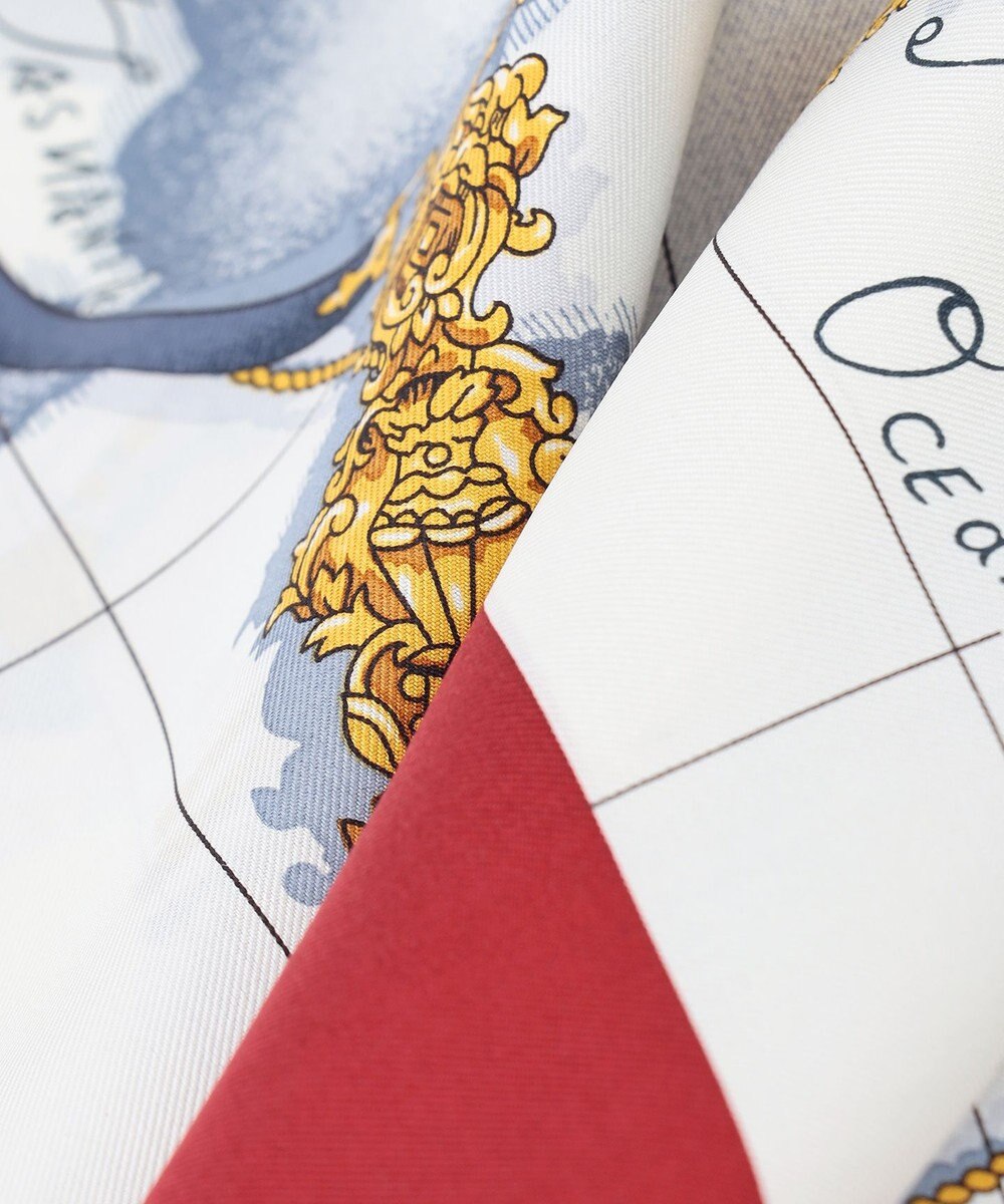 23区 マップ柄スカーフ 