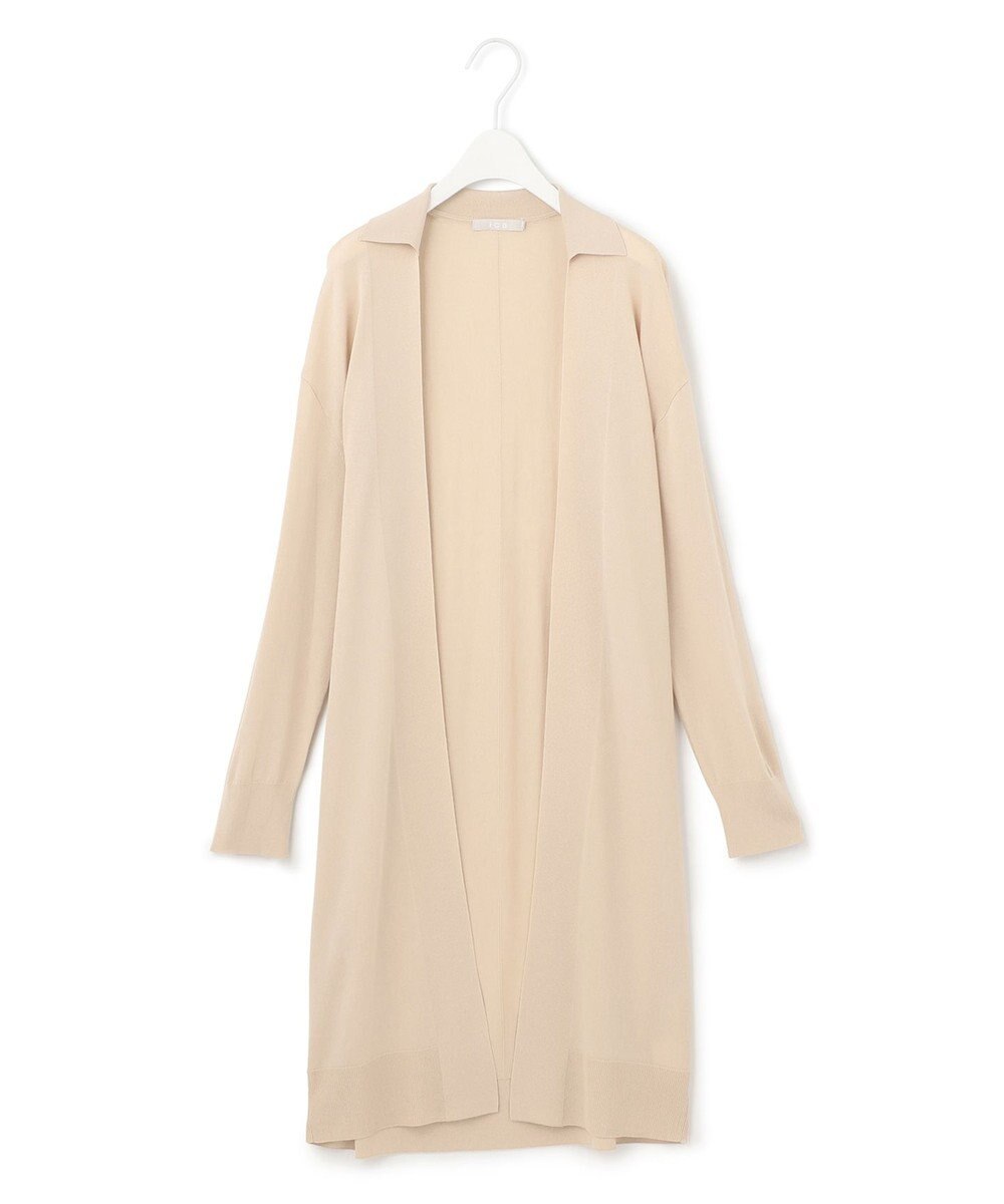 ICB 【WEB限定カラーあり・洗える】シンセティックハイゲージ  ロングカーディガン 