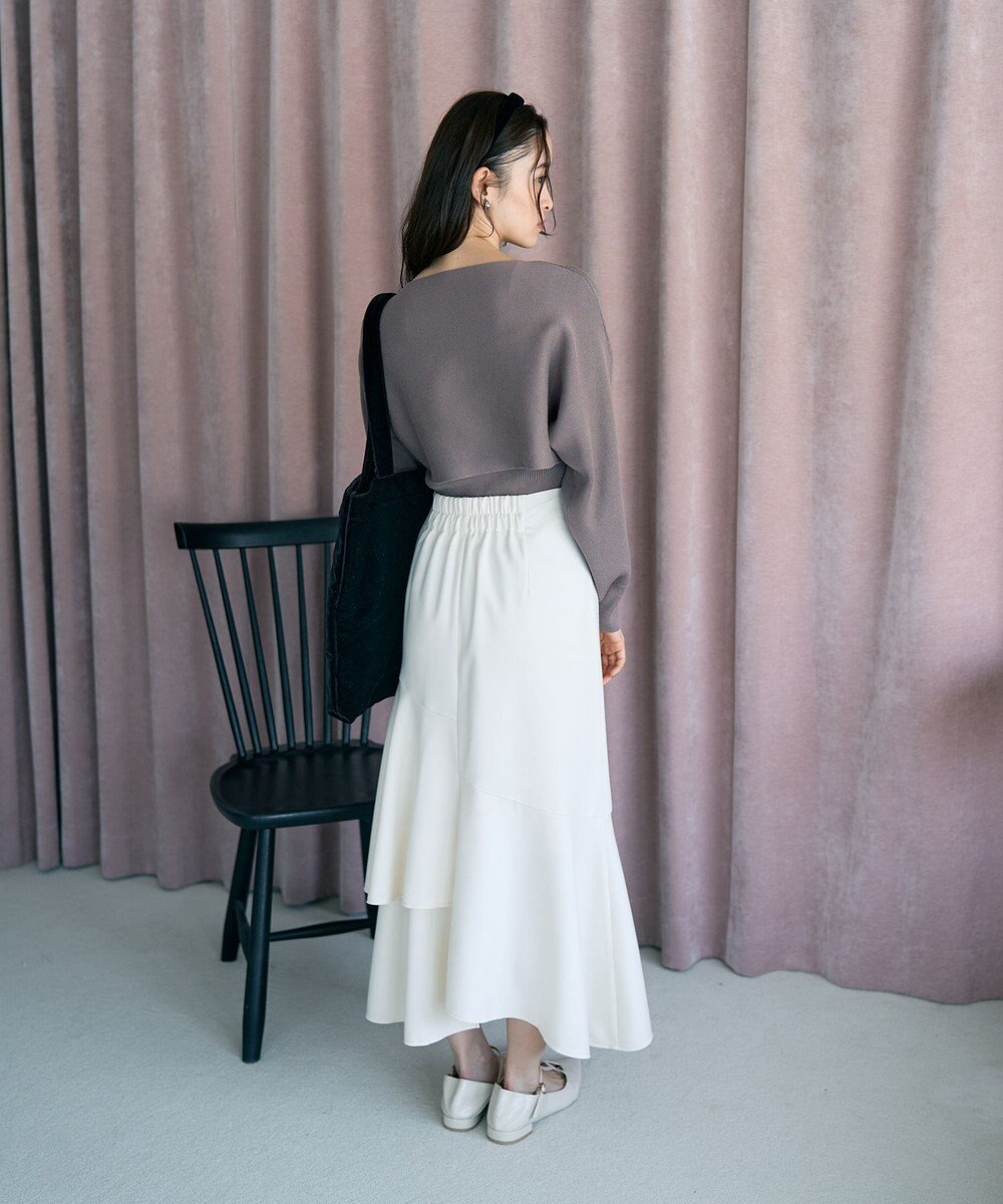 earth music&ecology ティアードイレヘムスカート 