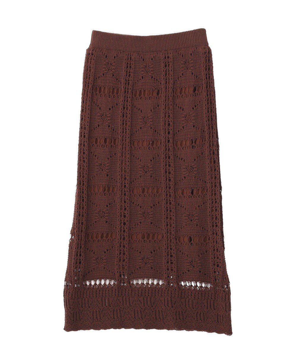 Green Parks クロシェニットスカート 