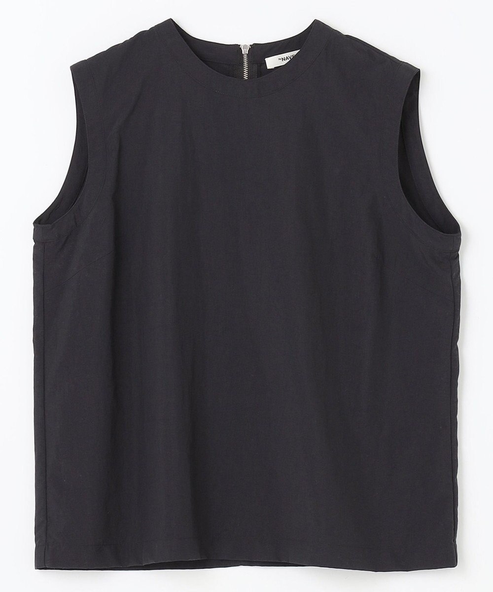 NAVE 【ReNAVE・洗える/撥水加工/接触冷感/UVケア/セットアップ】ナイロンタスラン ノースリブラウス 