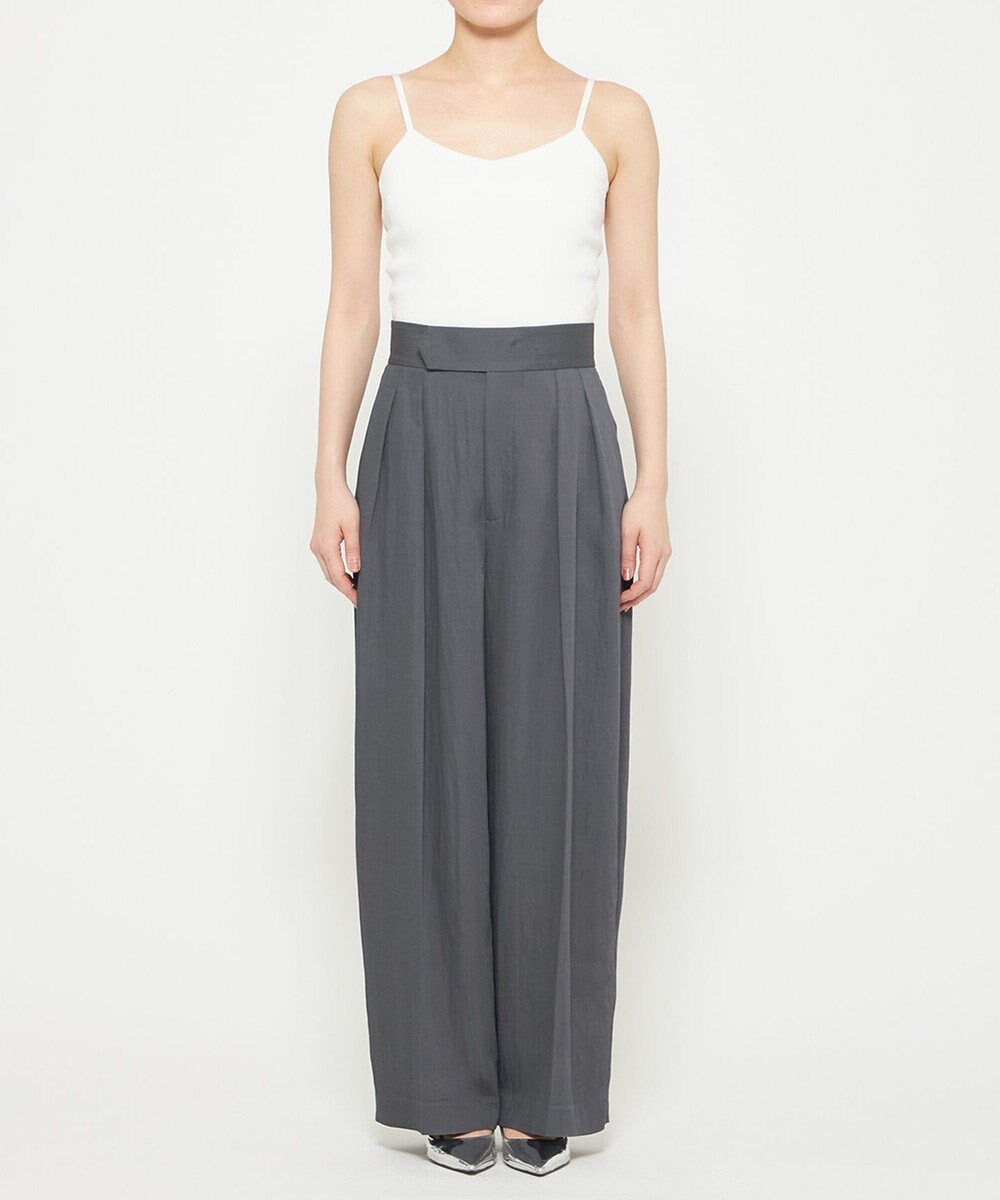 uncrave ドレープツイル ワイドパンツ 