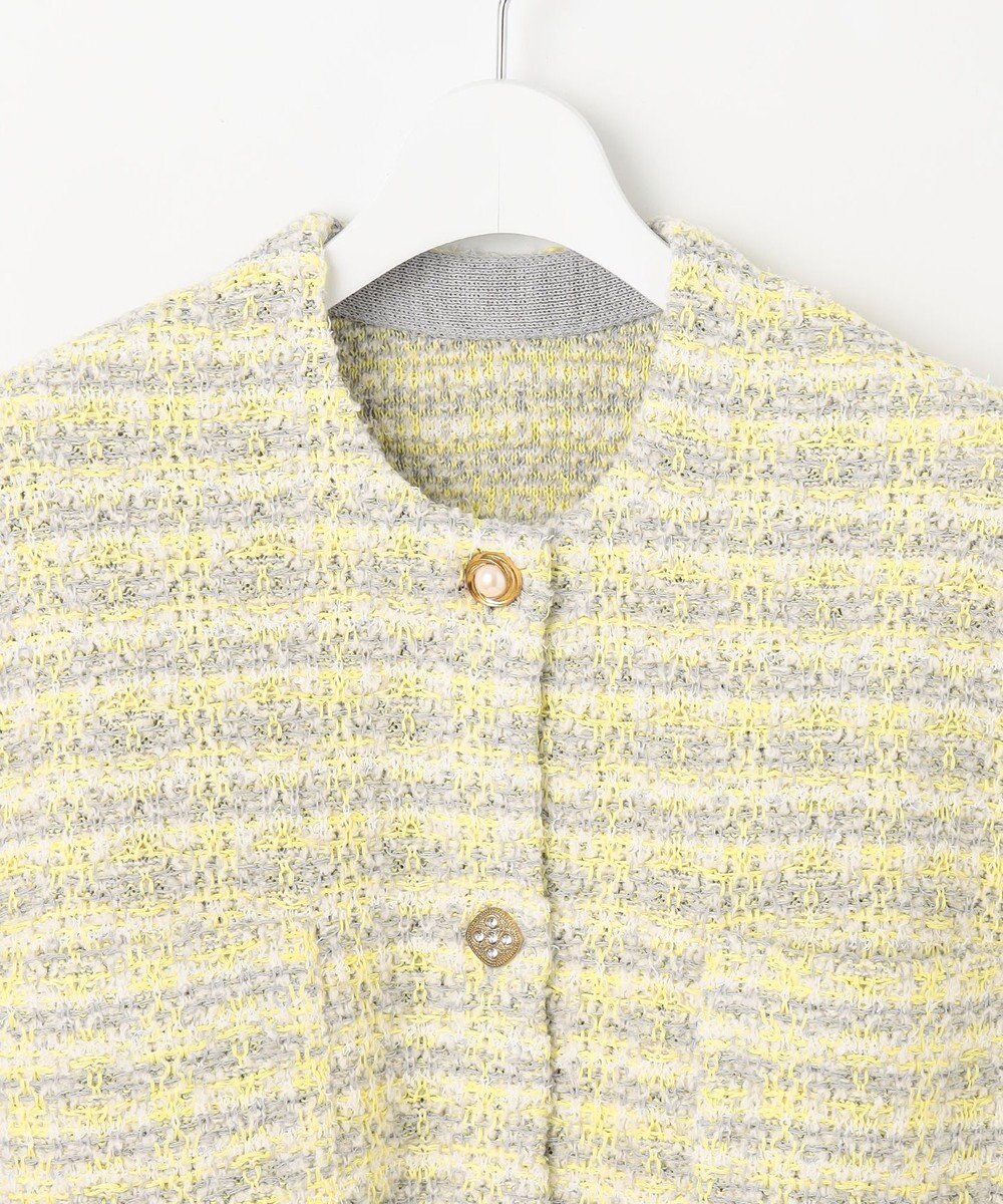 自由区 【Precious 5月号掲載】【カトリエムブーケ】Couleur tweed ツイードジレ 