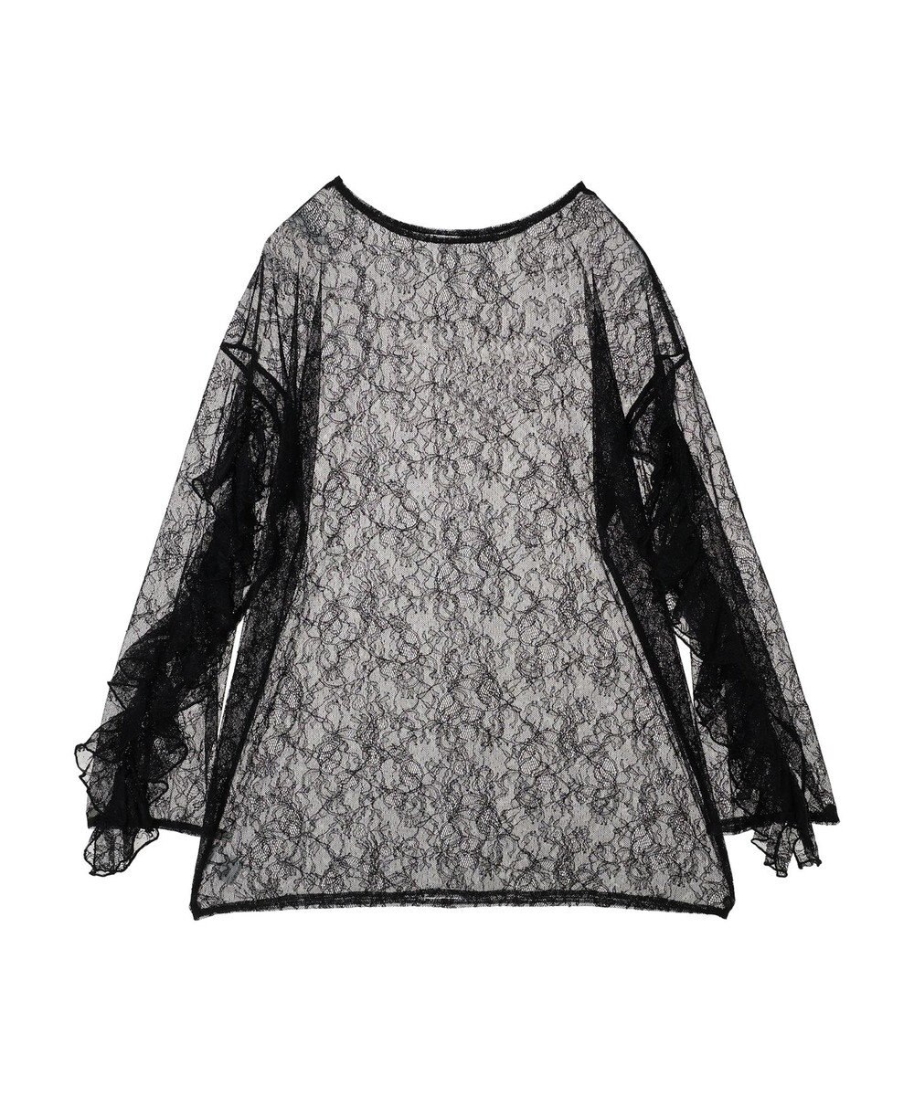 Green Parks ・ＡＮＤ　ＳＥＡＲＣＨ　レーシーラッフルスリーブチュニック 