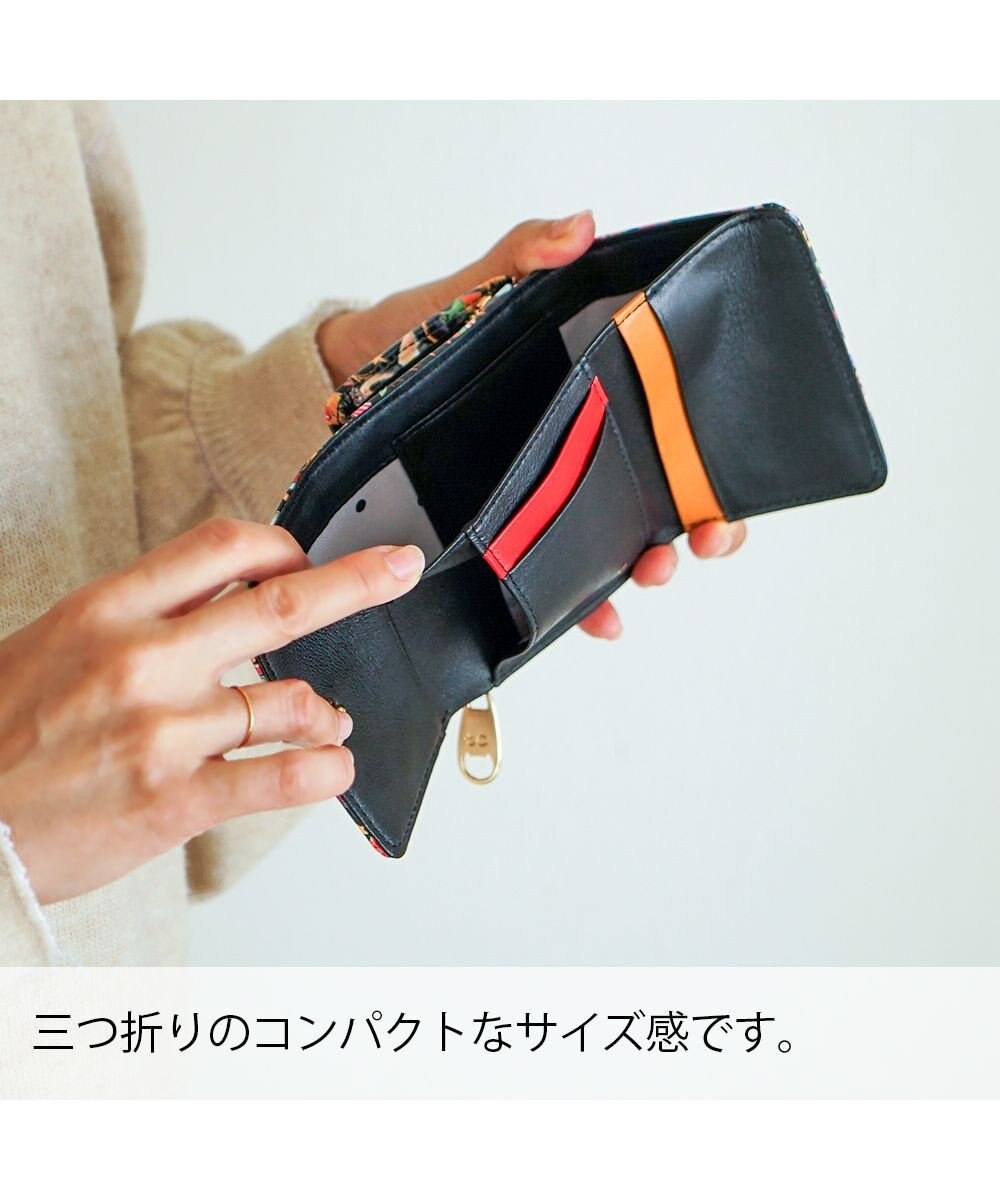 tsumori chisato CARRY 森のどうぶつたち ミニ財布 折り財布 