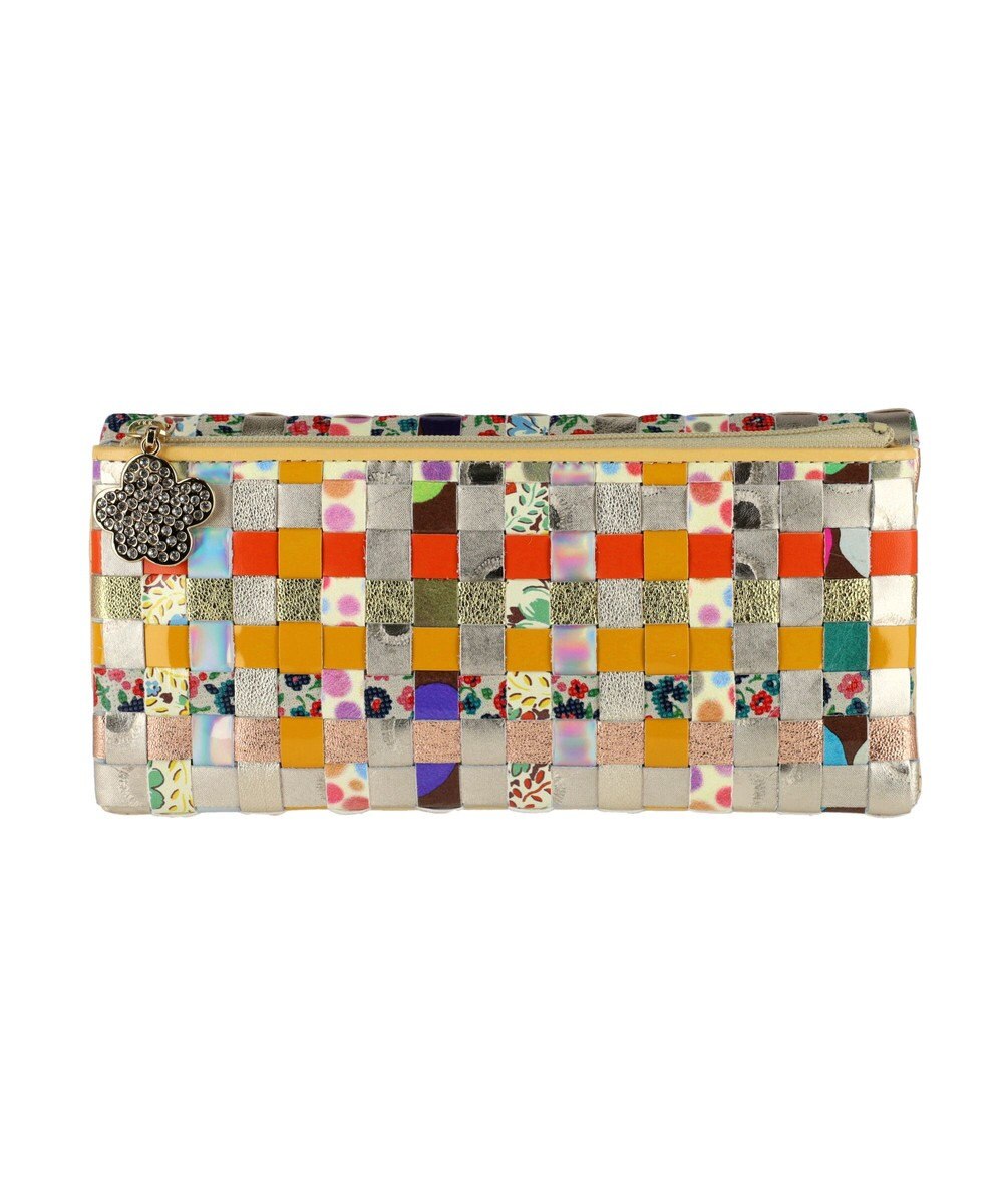 tsumori chisato CARRY エポネコメッシュ 長財布 2つ折り かぶせタイプ 