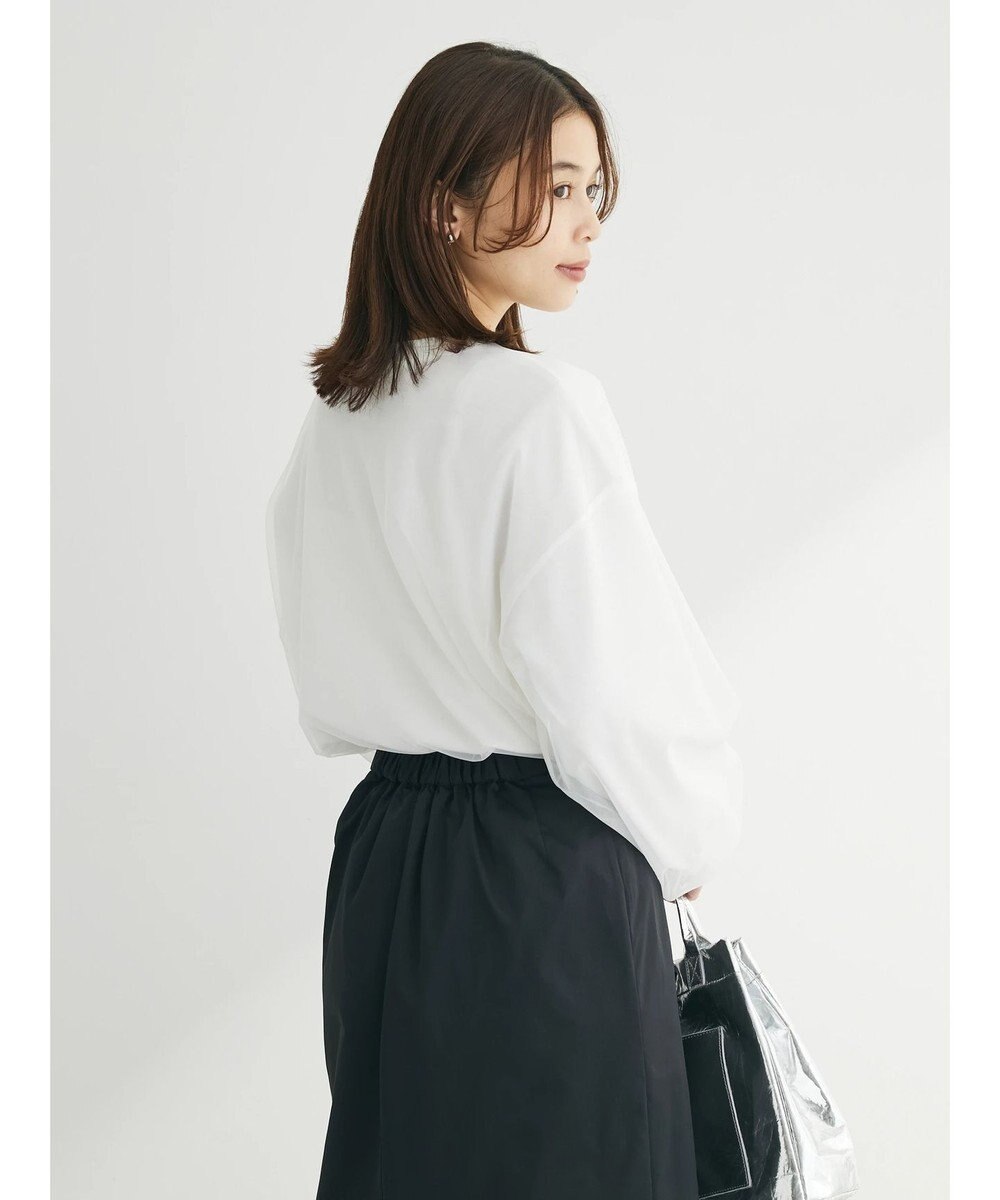 Green Parks チュールドッキングロゴプルオーバー 