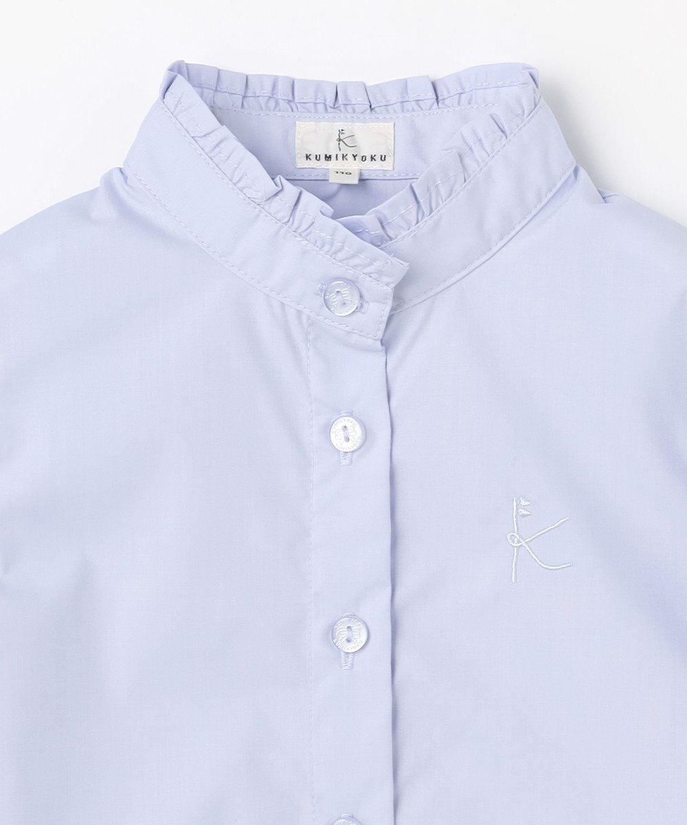 組曲 KIDS 【110-140㎝】 レースリボンタイブラウス 