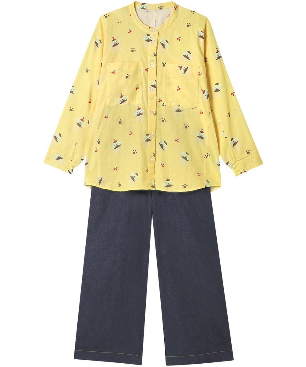 ワコール／睡眠科学 パジャマ 長袖 長ズボン 綿100%(本体) 寝返りしやすい 【睡眠科学×サンリオキャラクターズ】 レディース YDX651 睡眠科学／ワコール 