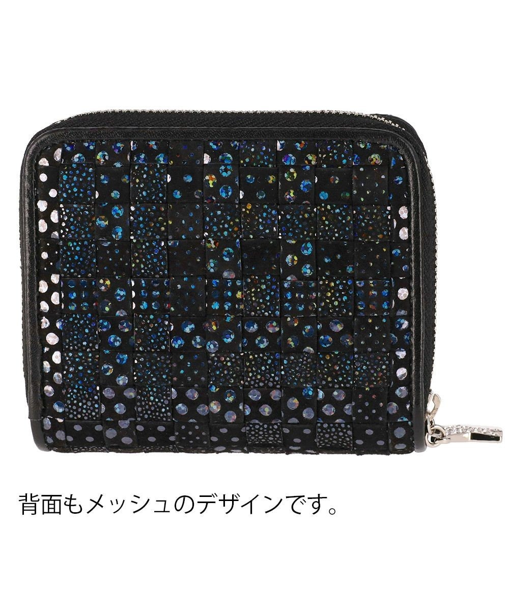 tsumori chisato CARRY キラメッシュ ラウンドファスナー折財布 
