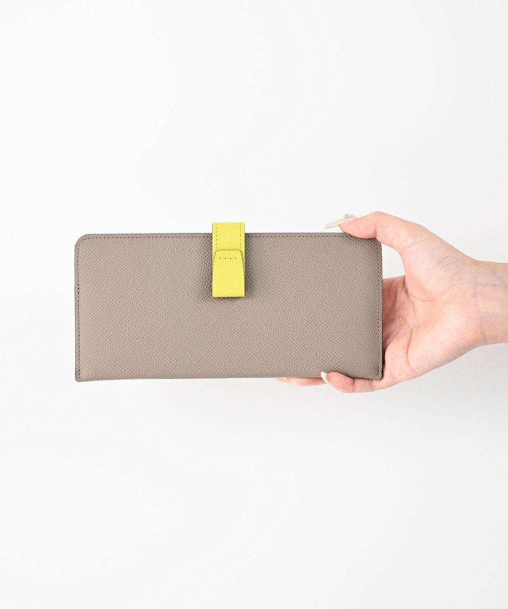 Atelier nuu 日本製 本革 バイカラーnoble スマートロングウォレット 