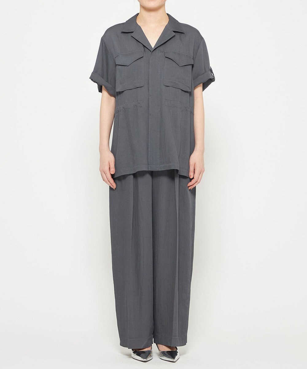 uncrave ドレープツイル ワイドパンツ 