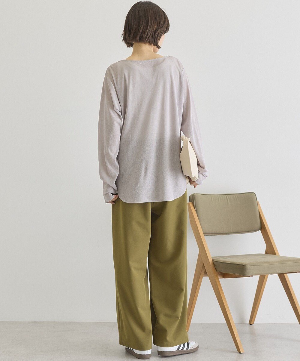 AMERICAN HOLIC ラウンドカットシアープルオーバー 