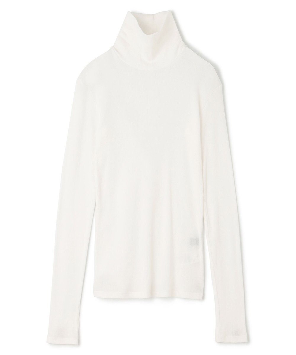 uncrave アルビニスタシフォンテレコ ハイネックカットソー（uncrave STANDARD） 