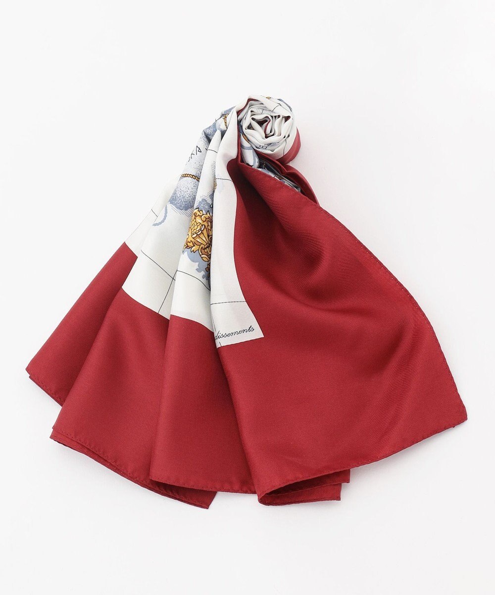 23区 マップ柄スカーフ 