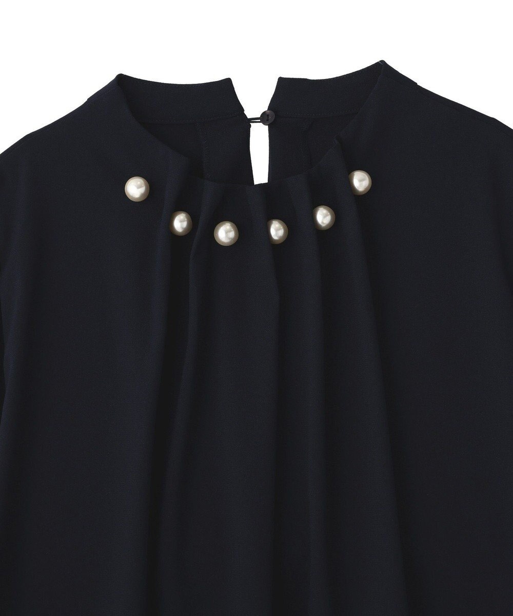 YECCA VECCA パールタックブラウス 