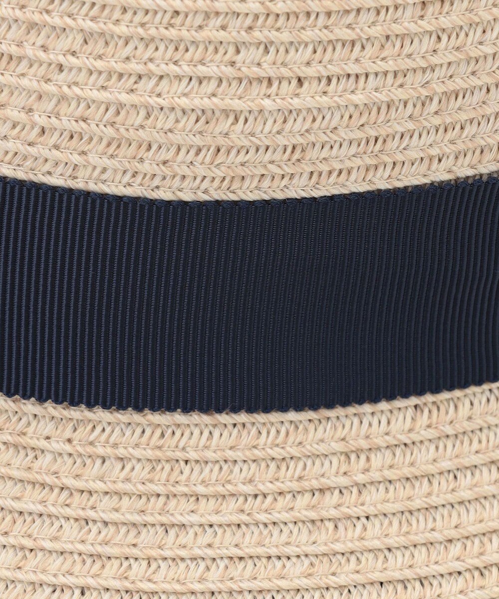 #Newans 【UVカット/洗える】〈花乃まりあさんコラボ〉リボン2本つきサマーハット 