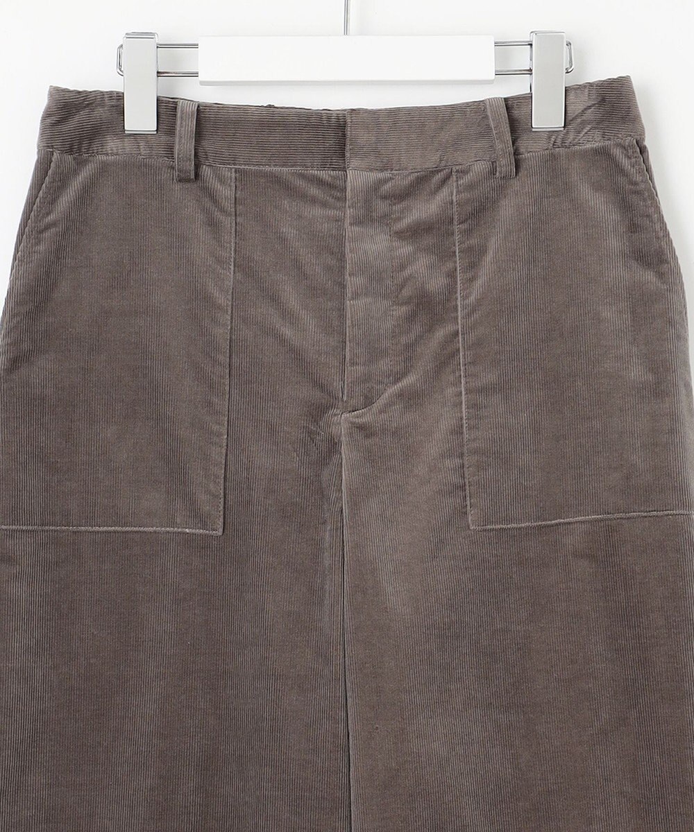 J.PRESS LADIES 【洗える・吸水速乾】AIRDUROY LIGHT コーデュロイ ベイカー パンツ 