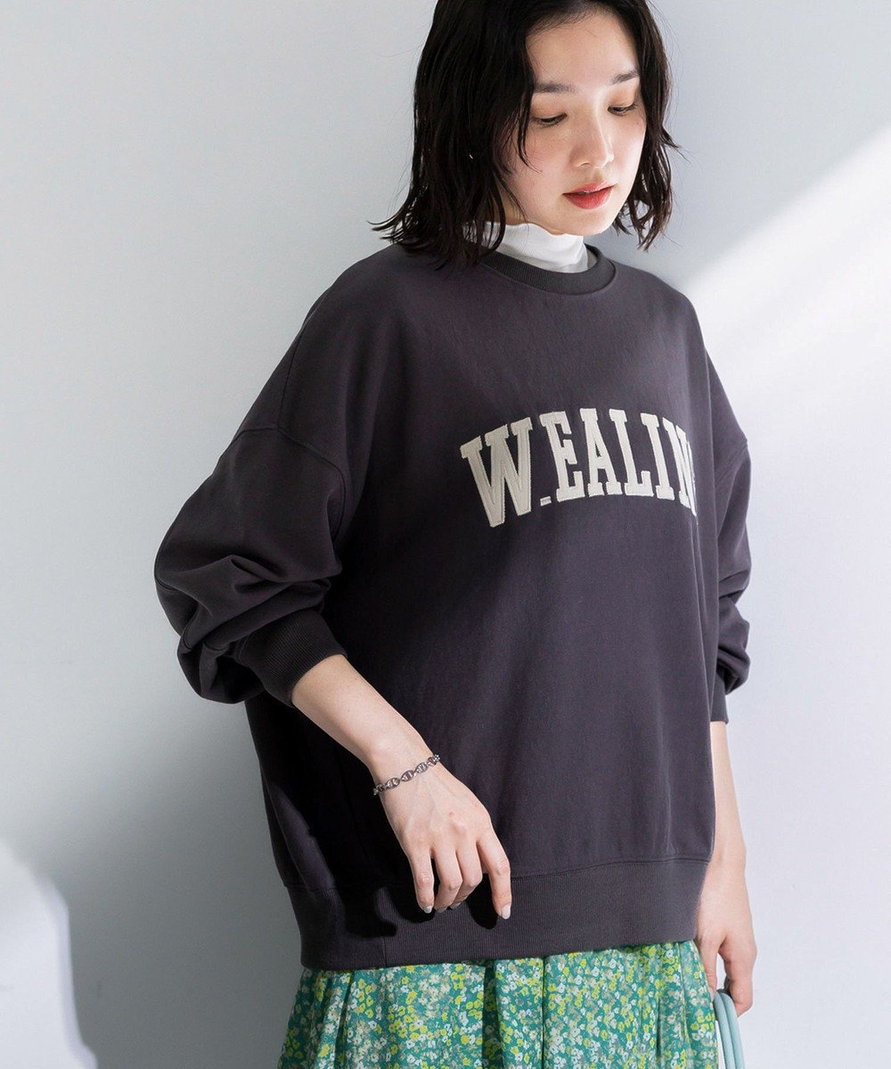 Green Parks 刺しゅうロゴ裏毛プルオーバー 