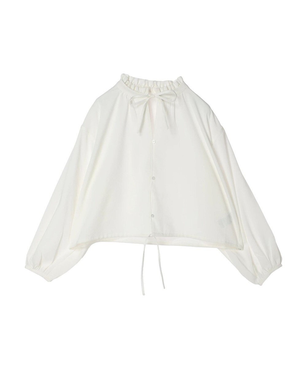 earth music&ecology カフタンフリルブラウス 