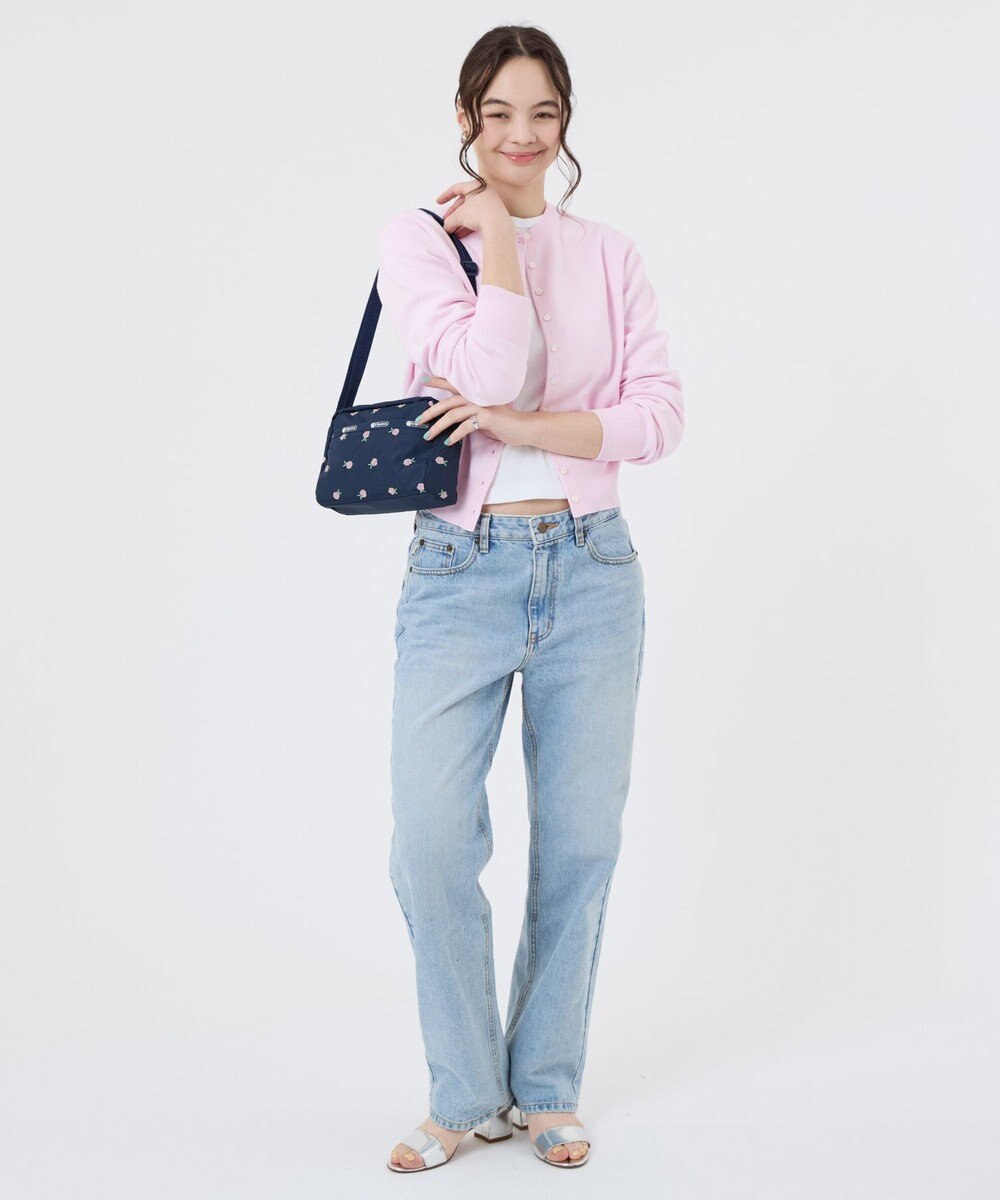 LeSportsac DANIELLA CROSSBODY/ピンクローズエンブロイダリー 