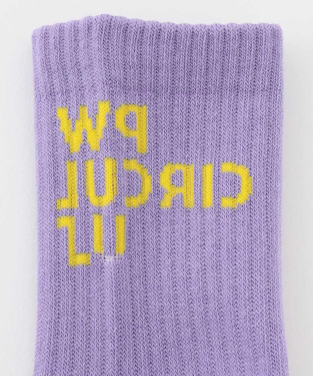 PW CIRCULUS 【WOMEN】【土踏まずをサポート】ロゴ ミドルソックス 