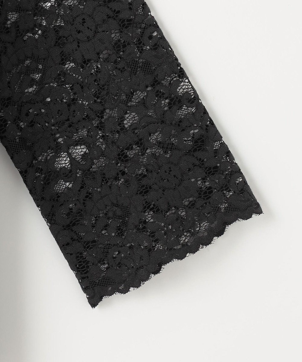 自由区 【セットアップ対応・洗える】フルールスカラレースプルオーバー ブラウス 