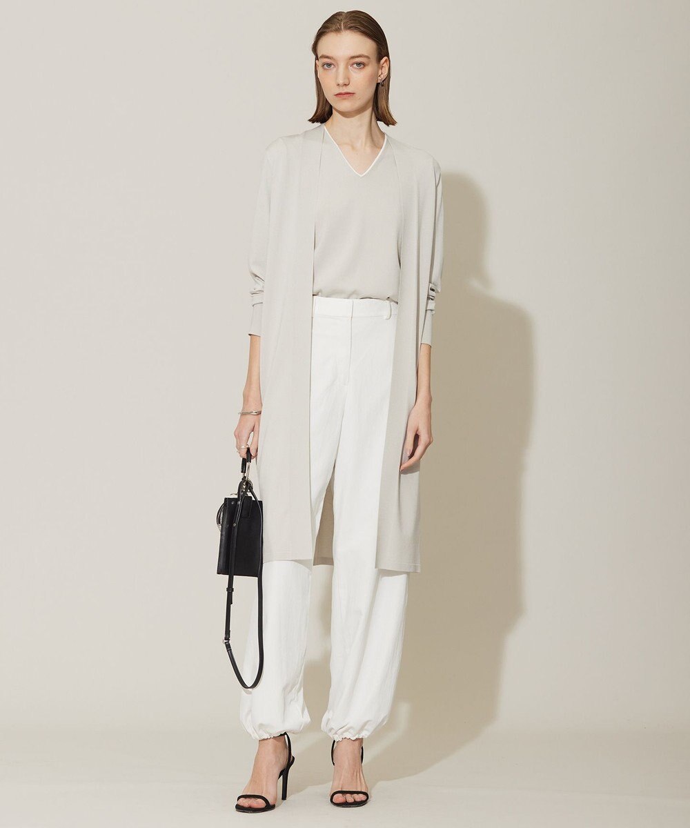 ICB 【WEB限定カラーあり・接触冷感・UVケア・洗える】 シンセティックハイゲージ ロングカーディガン 