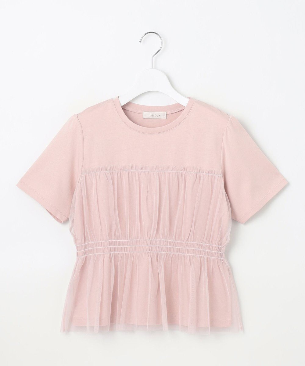 Feroux チュールコンビカットソー 