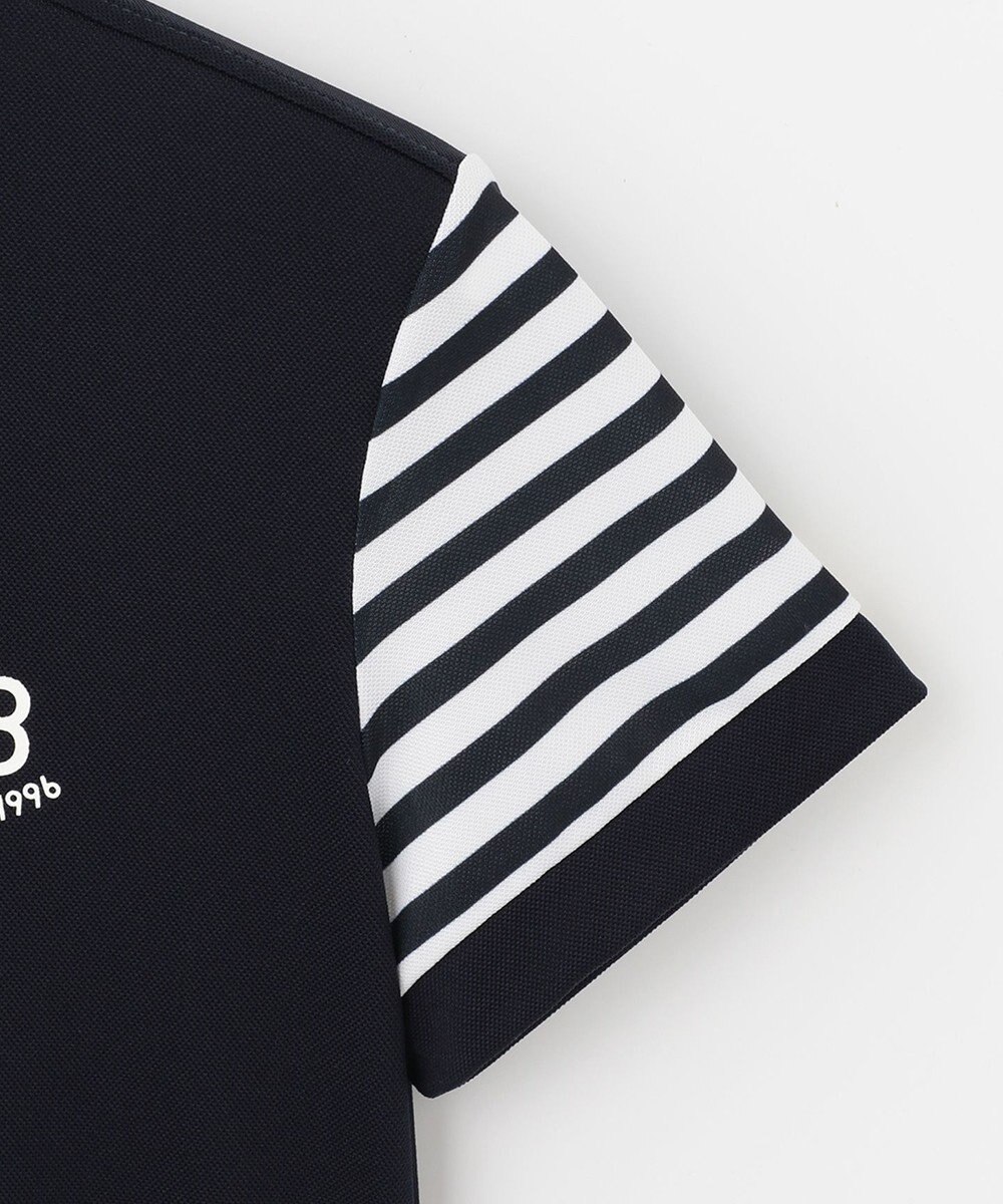 23区GOLF 【WOMEN】【吸水速乾】カノコ ボーダー半そで ポロシャツ 