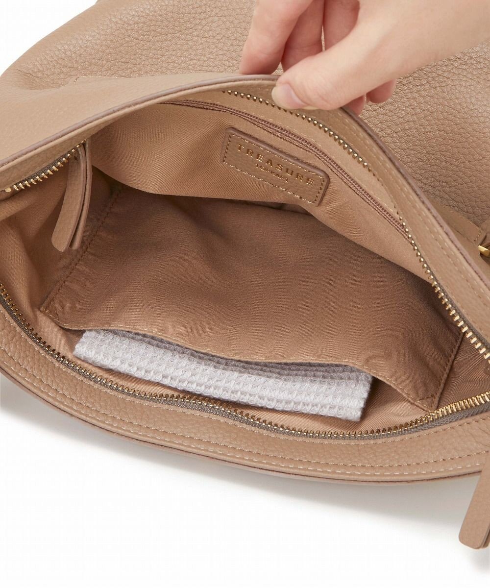 TOPKAPI 【TREASURE TOPKAPI】ソフトシュリンク テープ コンビ レザー ミニショルダーバッグ 