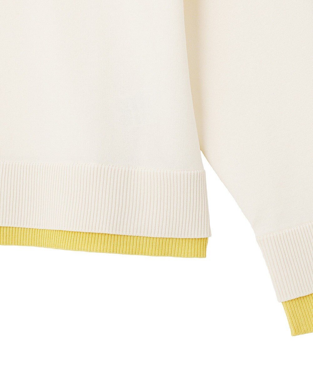 Green Parks ヘンリーネックレイヤードニットプルオーバー 