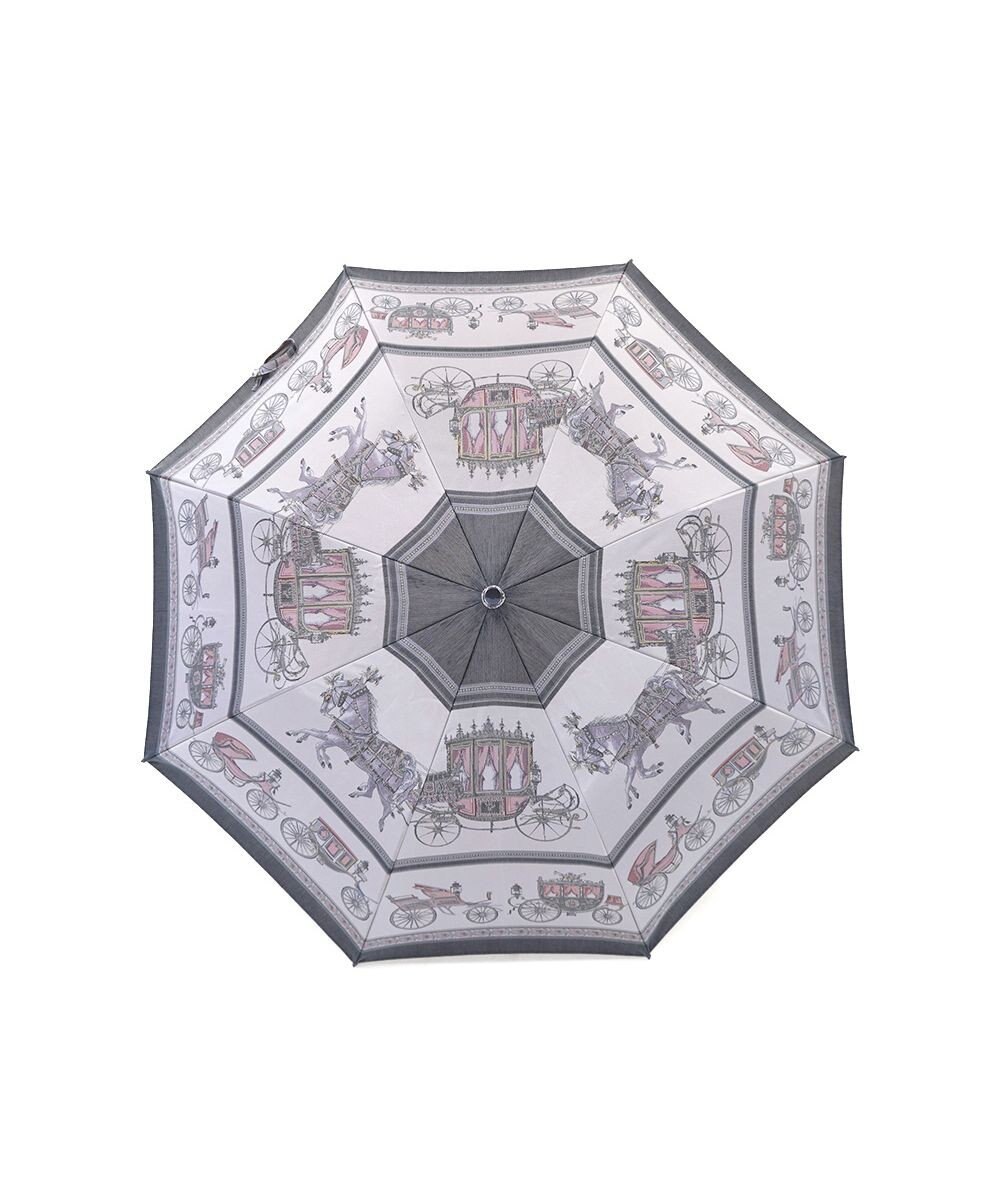 Marca Umbrella of Yokohama 晴雨兼用折りたたみ傘 (馬車行列) 日傘 