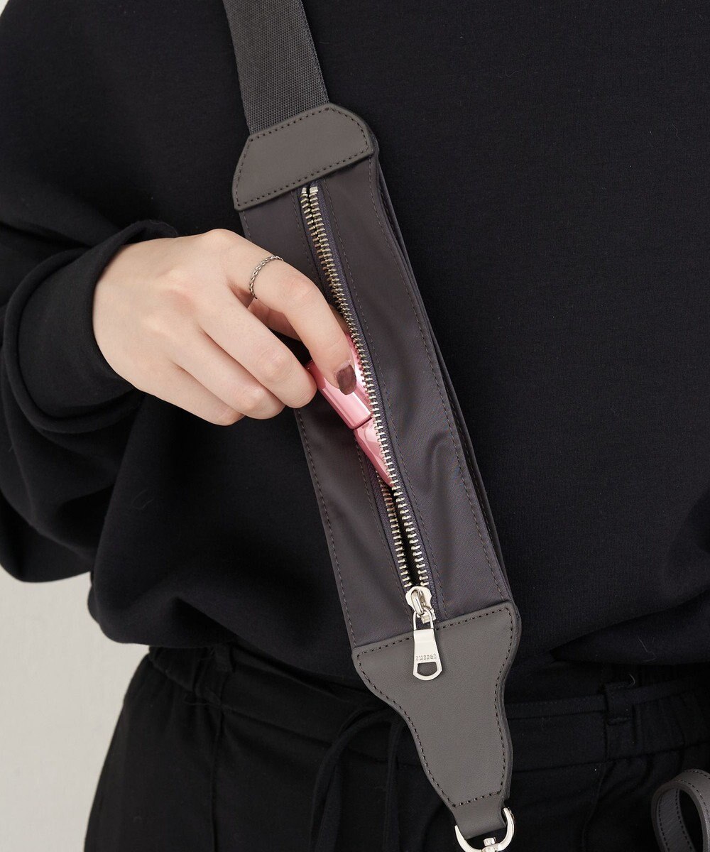 russet 《ファスナーポケット付きショルダーベルト》2wayトートバッグ(SF-266) 