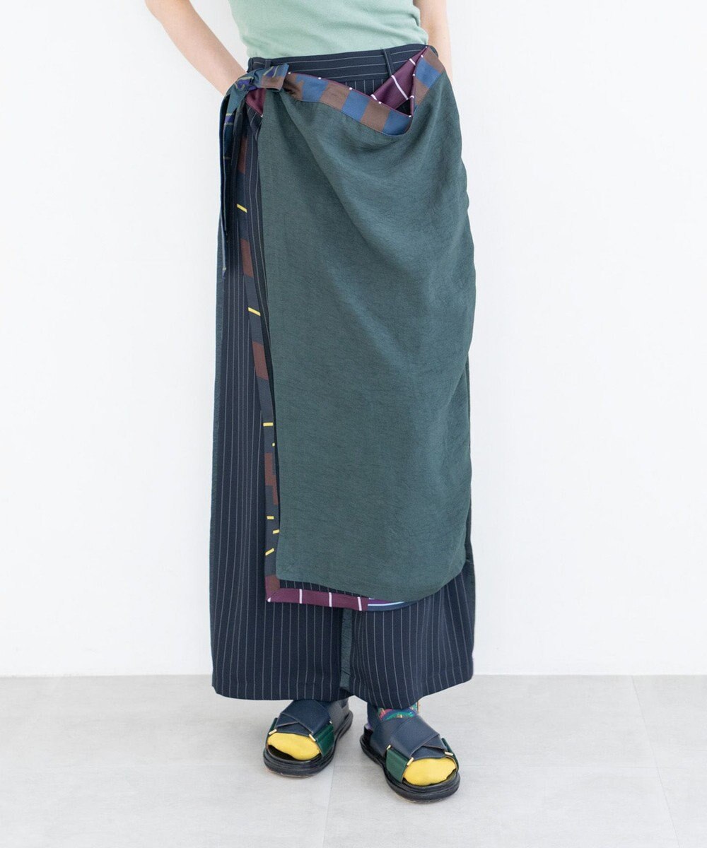 COQ MULTI WAY SAILER ラップスカート付きパンツ 